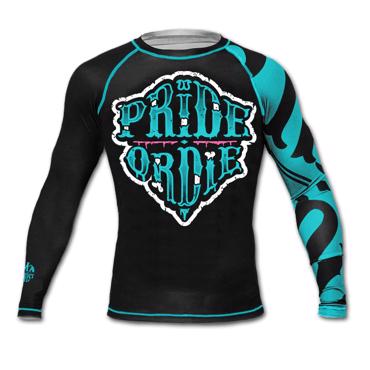 PRIDE OR DIE Z-Camp RASHGUARD - BLACK